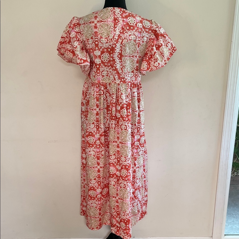 Anthropologie Floral Midi Dress - Picture 5 of 5